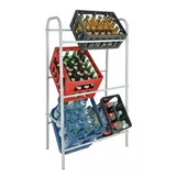 Gravidus Getränkekistenregal Weiß