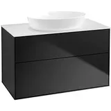 Villeroy & Boch Finion Waschtischunterschrank für Aufsatzbecken | Breite 1000 mm##Ohne Beleuchtung | Ohne Hahnlochbohrung .. FA0100PD