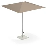 Emu Sonnenschirm, 2x2 m, aluminium / taupe 2 x 2