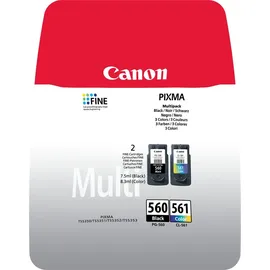 Canon PG-560 schwarz + CL-561 CMY 3713C005