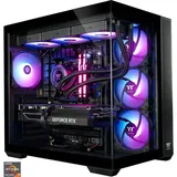 Thermaltake FTW RTX 5070 Ti Black, Gaming-PC - schwarz/transparent, Windows 11 Home