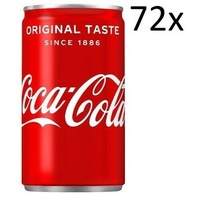 72x Coca-Cola Original Mini Dose Italian alkoholfreies Getränk 150ml Softdrink
