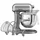 KitchenAid Artisan Heavy Duty 5KSM70JPXECU Kontur silber