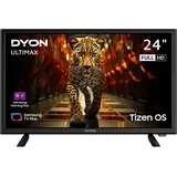 DYON ULTIMAX 24F-TI - 24 Zoll (60 cm) Fernseher (1080p, Full-HD Smart TV, Tizen OS, Triple Tuner (DVB-C/-S2/-T2), & Gaming Hub, Prime Video, Netflix, Disney+) [2025]