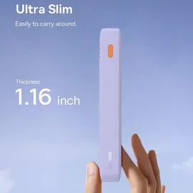 Baseus Airpow PPAP20K, Lithium Polymer (LiPo), 20000 mAh, Violett
