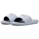 Puma COOL CAT 2.0 PS Unisex Schiebe-Sandalen, Cool Weather-PUMA White-Magic Rose - 31 EU