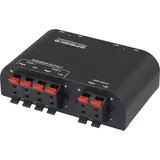 SpeaKa Professional 2 Port Lautsprecher-Umschalter Klemmanschluss Metallgehäuse Schwarz