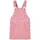 vidaXL Kinder-Latzkleid Cordkleid Kleid Kinderkleid Mädchen Kordkleid Cord Hellrosa 104 - 104