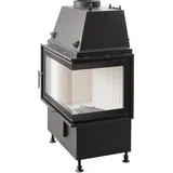 Kamineinsatz wasserführend Schmitzker No2 rechts Heizeinsatz 10 kW Eckkamin