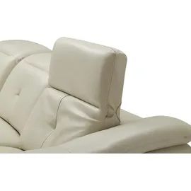 Uno Ecksofa mit elektrischer Relaxfunktion Eva ¦ creme ¦ Maße (cm): B: 255 H: 78 T: 171.0