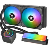 Thermaltake Floe RC 240 Memory & CPU AIO Liquid Cooler CPU Wasserkühler, Schwarz