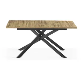 B&D home LARS 120-160 x 77 x 80 cm braun/schwarz