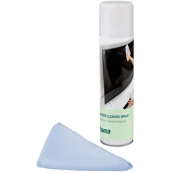HAMA Bildschirmreiniger, Schaum + Reinigungstuch, 400 ml TV, Büro + Küche