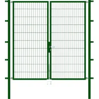 GAH Alberts Alberts Stabgitter Doppeltor Flexo 200 x 200 cm 6/5/6 grün zE