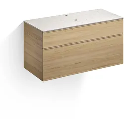 Alape Arkta Möbelmodul mit Trägerplatte 120 cm, Beckenposition mittig, Badmöbel,