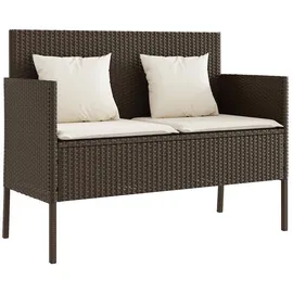 vidaXL Gartenbank 61 x 58 x 87 cm Braun