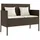 vidaXL Gartenbank 61 x 58 x 87 cm Braun