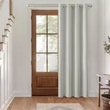 MIULEE Verdunklung Thermo Vorhänge Modern Ösen 1er Set 140x245cm Hellgrau