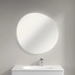 Villeroy & Boch Antao Badspiegel 90x88,5 cm mit Beleuchtung, Spiegel,