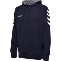 Hummel Herren Hmlgo Cotton Hoodie Kapuzenpullover, Marine, S