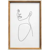 WALTHER+ DESIGN Bilderrahmen Silhouette beige 15x20 cm 3 St.