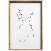 WALTHER+ DESIGN Bilderrahmen Silhouette beige 15x20 cm 3 St.