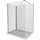 Mexen Kioto Duschtrennwand Walk-in 100 x 200 cm Schwarz 800-100-212-70-00-070