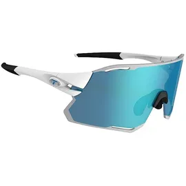 Tifosi Rail Race Matte WEISS AUSTAUSCHBARE RADSONENBRILLE (2 GLÄSER) Clarion BLAU/KLARE 2023