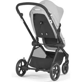 Cybex Gold Kinderwagen EOS Basic Trio-Set inkl. Babyschale Aton B2 i-Size und Babyschalen-Adapter, Reisesystem, Ab Geburt bis 22 kg (ca. 4 Jahre), Lava Grey