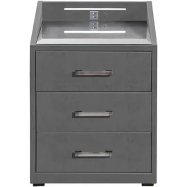 ed exciting design Nachtkästchen in Anthrazit Moon