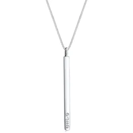 Elli Y-Kette mit Anhänger Stab und Kristalle Silber 925