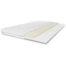 marpur Matratzentopper TOP5 Latexauflage 140 x 200 cm weiß