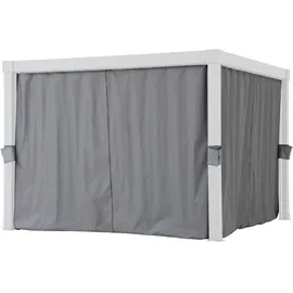 Sunjoy Vorhang für Matterhorn Multi Pergola 306 cm x 306 cm Grau/Mehrfarbig