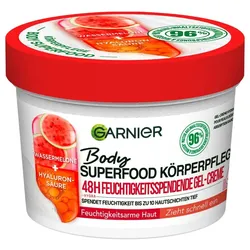 Garnier Body Superfood Körperpflege 48h feuchtigkeitsspendende Gel-Creme Bodylotion 380 ml 