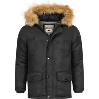 Lonsdale Winterjacke schwarz 152 - 12 Jahre