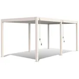 Weide Pavillon Classic ca. 530x255x300 cm, weiß