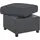 sit&more Polsterhocker Montego 58 x 46 x 58 cm Grau