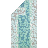 CAWÖ Noblesse Harmony Floral Duschtuch 80 x 160 cm jade