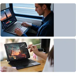DUX DUCIS Tastaturgehäuse für iPad 10" (2022) und iPad 11" (2025) Schwarz
