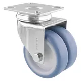 Wagner System GmbH Soft-Lenk-Doppelrolle Ø 75 mm 03157701 75 x 75