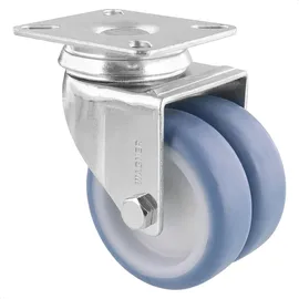 Wagner System GmbH Soft-Lenk-Doppelrolle Ø 75 mm 03157701 75 x 75