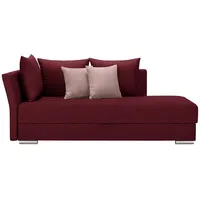 Livetastic Liege, Bordeaux, Kunststoff, Uni, 4-Sitzer, Füllung: Schaumstoff, 220x93x100 cm, seitenverkehrt erhältlich, Schlafen auf Sitzhöhe, Wohnzimmer, Sessel, Relaxliegen