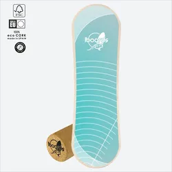 Balance Board Snow – Skate/Snow Trainer mit Korkrolle SCHWARZ No Size