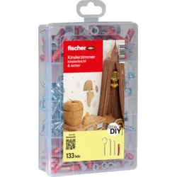 fischer Kinderzimmer easyDIY Box + Schraube (133 Teile)