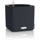 LECHUZA Cube Color 16 Komplettset 17 x 17 x 16 cm schiefergrau