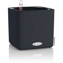 LECHUZA Cube Color 16 Komplettset 17 x 17 x 16 cm schiefergrau