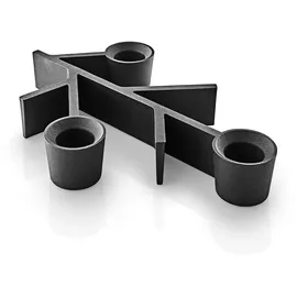 eva solo Kerzenhalter Twig Aluminiumguss Schwarz