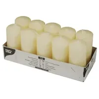 Papstar Stumpenkerzen 9 x 4 cm 10 St. creme