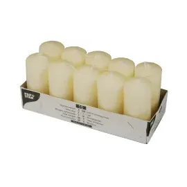 Papstar Stumpenkerzen 9 x 4 cm 10 St. creme
