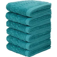 OTTO home Regona Handtuchset 30 x 50 cm blau 6 St.
